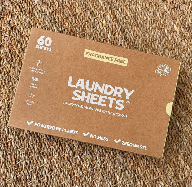 Laundry Sheets | 60 Sheets | Fragrance Free