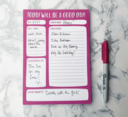 Daily To Do Planner | A5 tear-off Desk Notepad