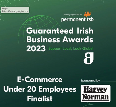 Guaranteed Irish Business Awards 2023 - We are finalists!
