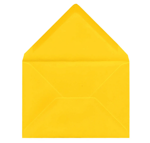 C6 Mid Yellow Envelopes 120gsm