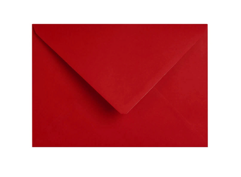 C6 Mid Red Envelopes 120gsm