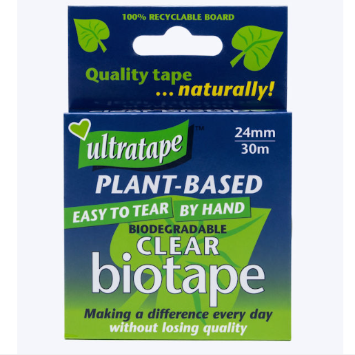 Ultratape Plant-Based  | Clear Biotape  | 2.4cm wide