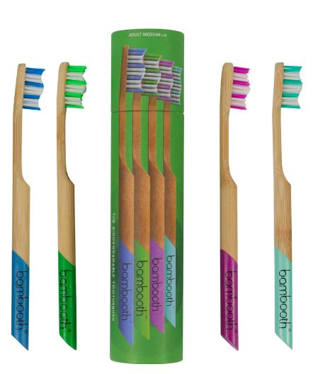 Bamboo Toothbrush - Medium - Multipack