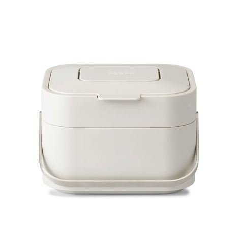 Joseph Joseph - White 'Stack 4' food waste caddy with odour filter