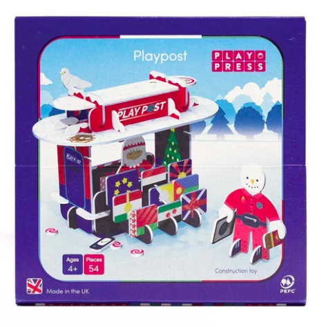 Playpress Christmas Post Office - Build & Play Set