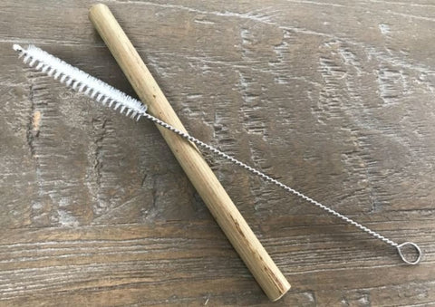 Bamboo Straw + Cleaning Brush