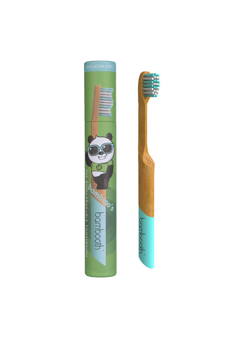 Bamboo Kids Toothbrush | Soft | Aqua Marine | bambooth