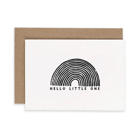'Hello Little One' - New Baby Card by Under the Willow Paper Co.