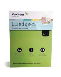 Lunchpack Paper Bags | Viva Green