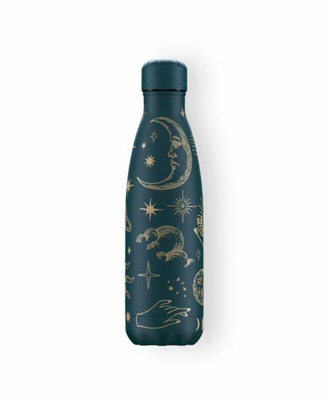 Mystic Teal Blue Insulated Bottle by Chilly's - 500ml