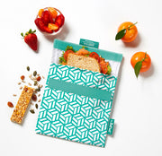 Snack’n’Go Sandwich Bag | Green Pattern