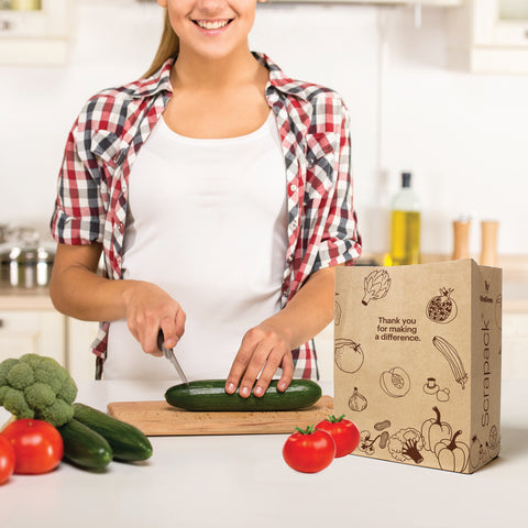 Scrapack Countertop Compostable Waste Bags