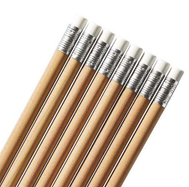 HB Pencils With Eraser - FSC certified