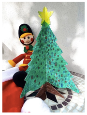 Recycled 3D Colour-In Christmas Trees  | Christmas Collection