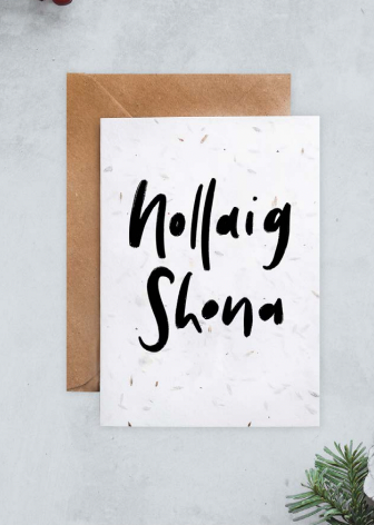 Plantable Cards | Nollaig Shona | Irish Made