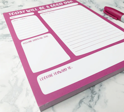 Daily To Do Planner | A5 tear-off Desk Notepad