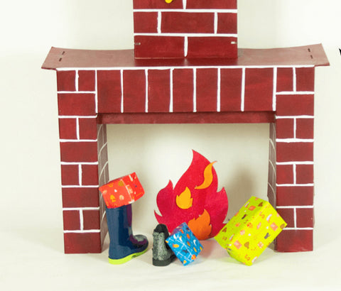 Cardboard Fireplace | Christmas Collection