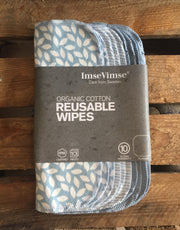 Organic Washable Cloth Wipes x 10