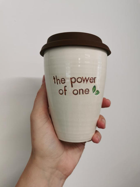 The Power of One | Ceramic Travel Cup