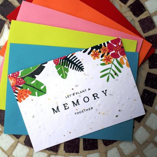 Plantable Experience Gift Card - Memory