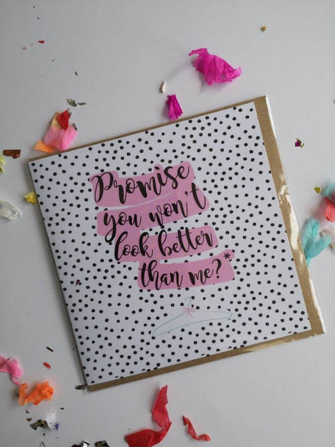 Promise? | Bridesmaid Card by Pickled Pom Pom