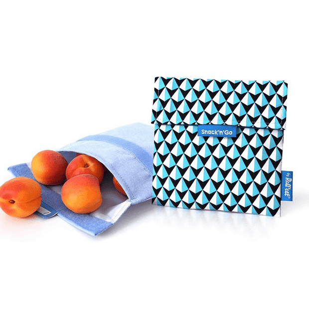 Snack’n’Go Sandwich Bag | Blue Tiles Pattern