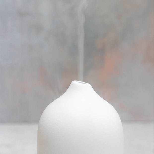 Off White Stone Oil Diffuser | Kotanical